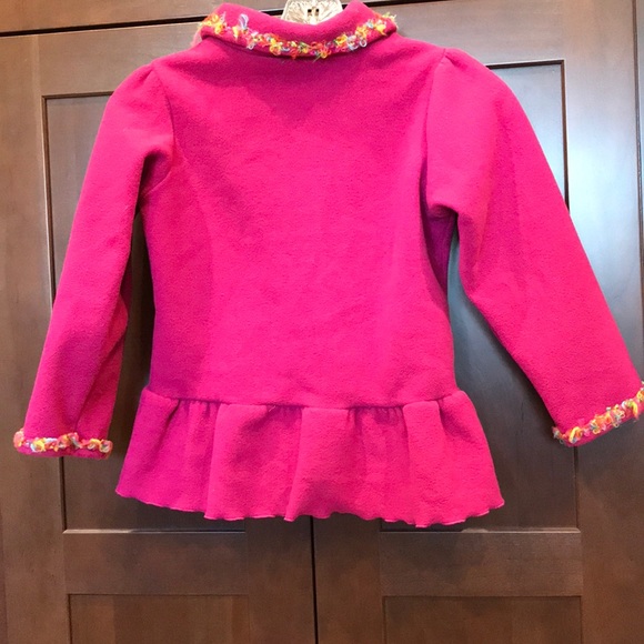 Girls Pete’s Partner Fuchsia Coat - Picture 4 of 6
